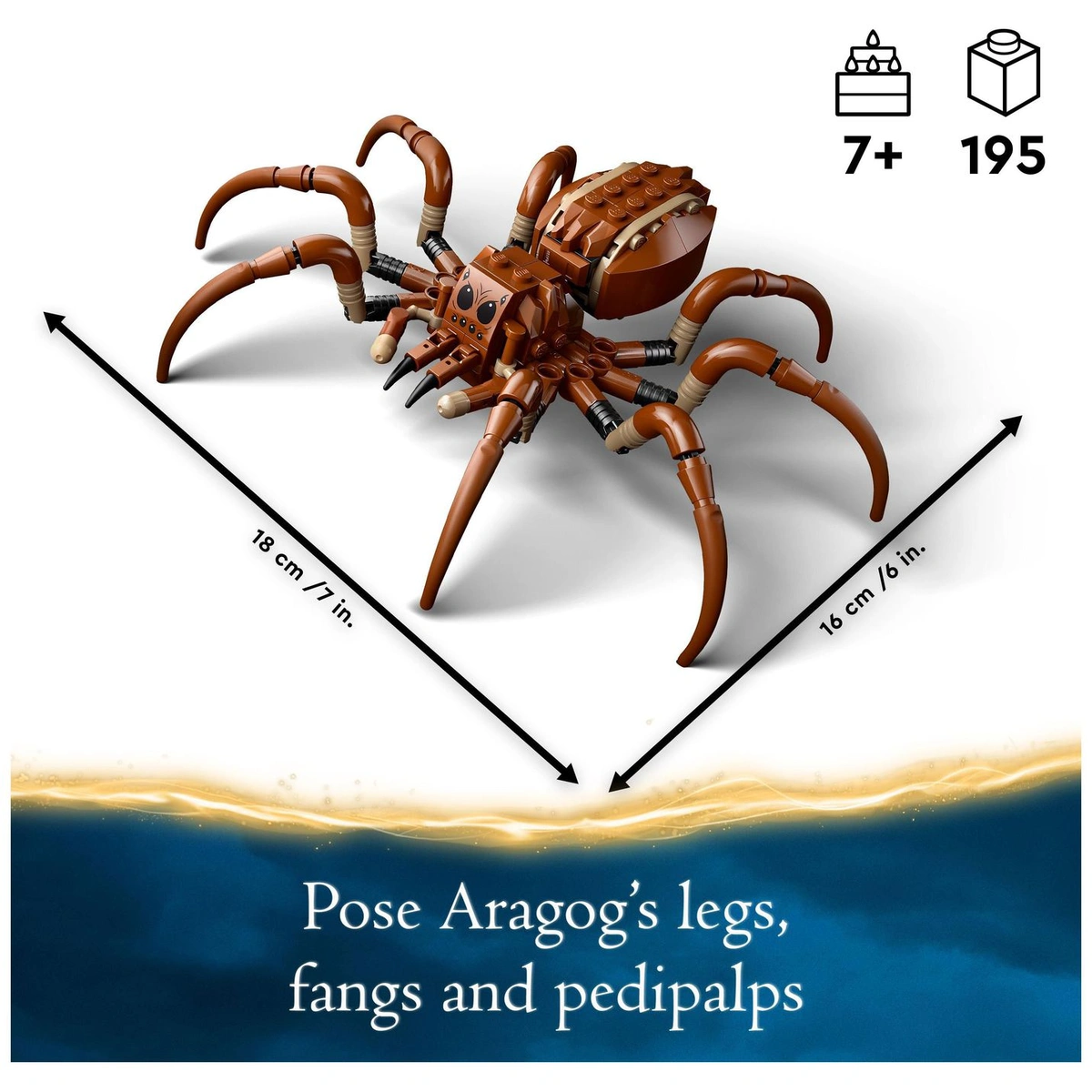 LEGO Harry Potter Aragog in the Forbidden Forest Set 76434