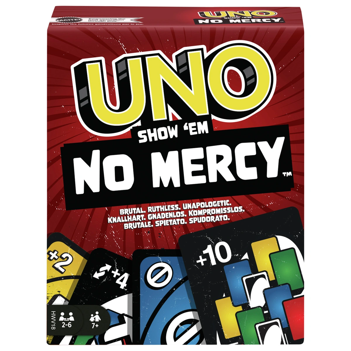 UNO Show 'em No Mercy Card Game