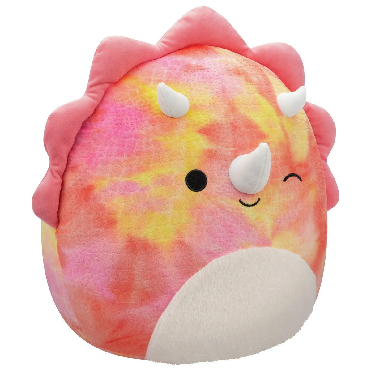 Original Squishmallows 16-inch- Trinity the Pink Triceratops