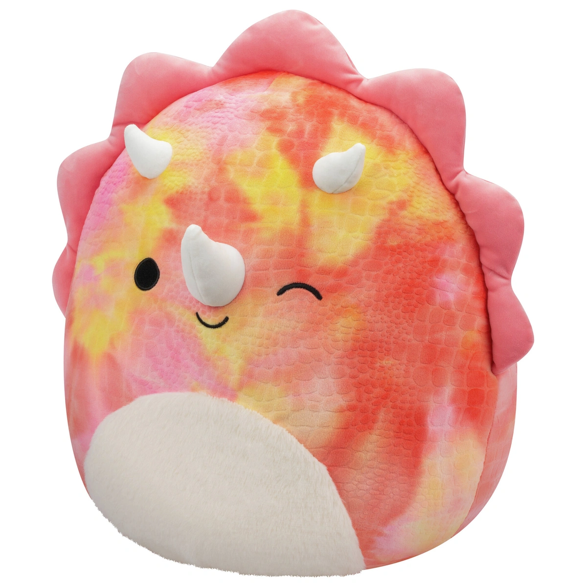 Original Squishmallows 16-inch- Trinity the Pink Triceratops
