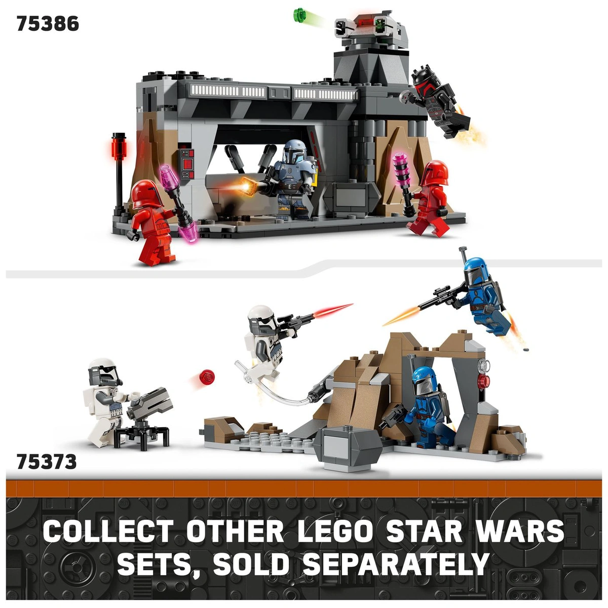 LEGO Star Wars Paz Vizsla and Moff Gideon Battle Set 75386