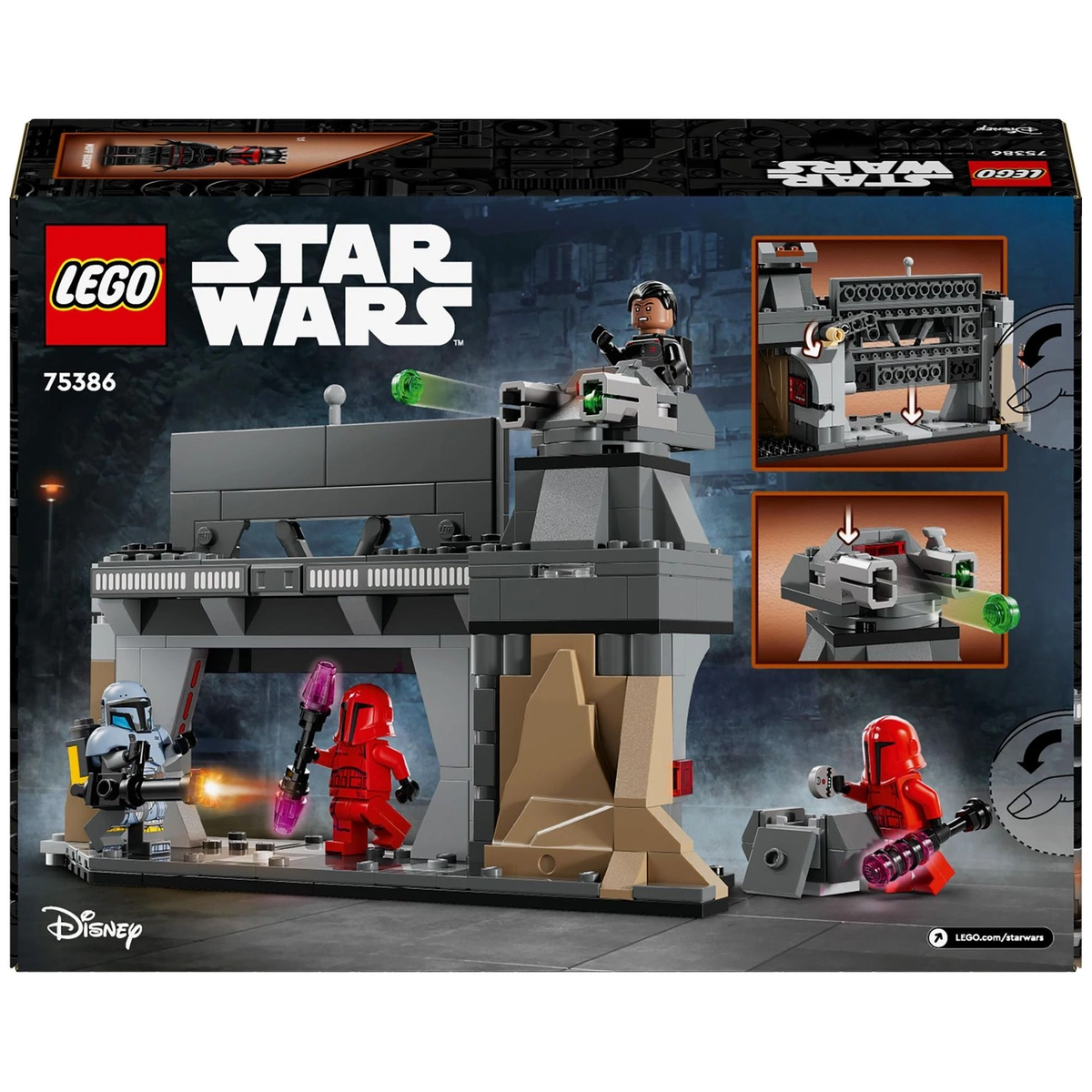 LEGO Star Wars Paz Vizsla and Moff Gideon Battle Set 75386