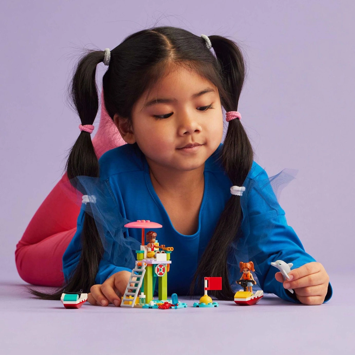 LEGO Friends Beach Water Scooter Toy Mini-Doll Set 42623