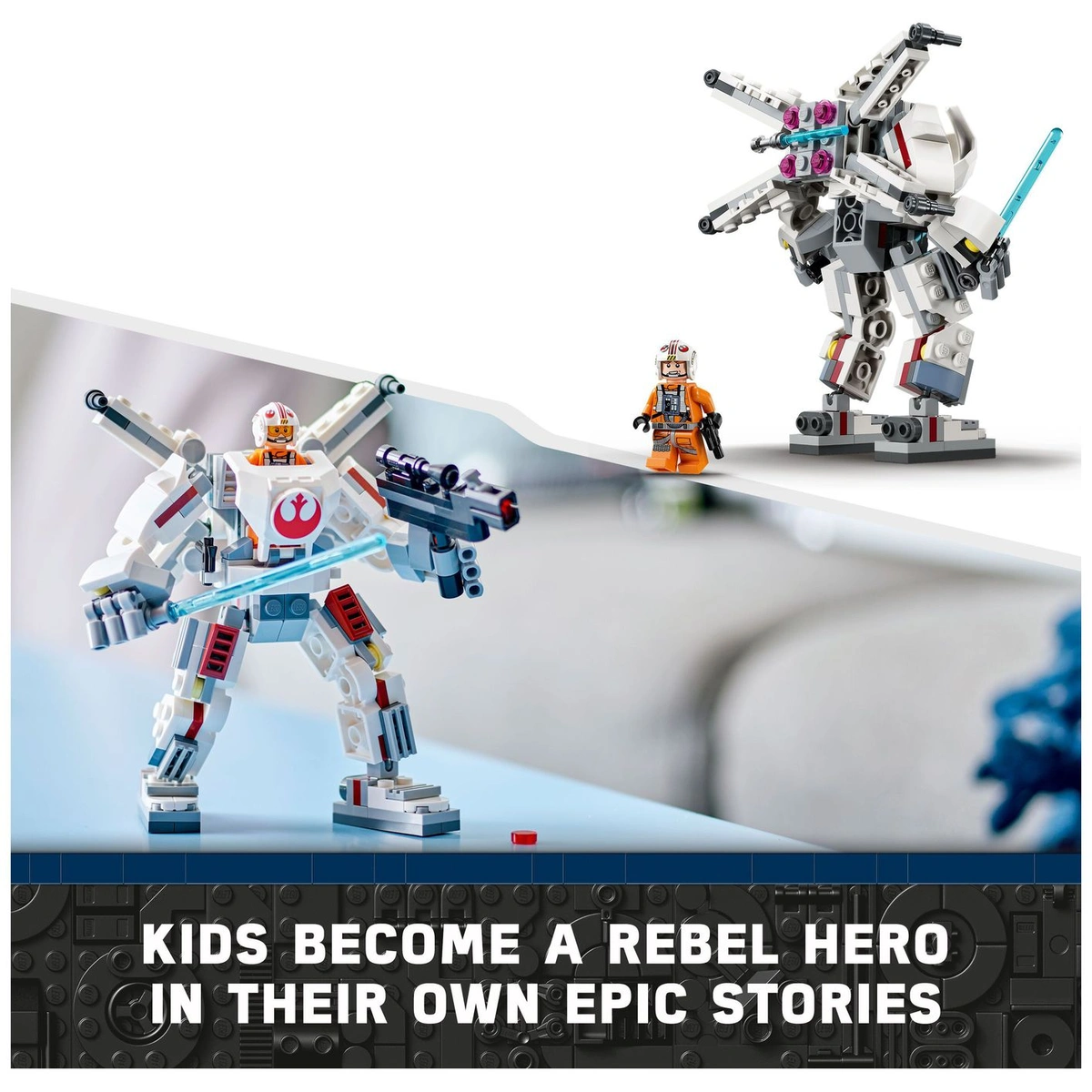 LEGO Star Wars Luke Skywalker X-Wing Mech Building Toy 75390