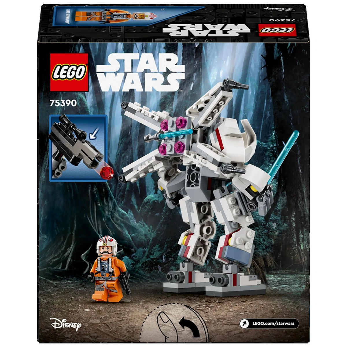 LEGO Star Wars Luke Skywalker X-Wing Mech Building Toy 75390