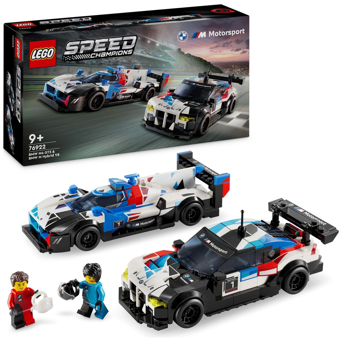 LEGO Speed Champions BMW M4 GT3 & BMW M Hybrid V8 Cars 76922