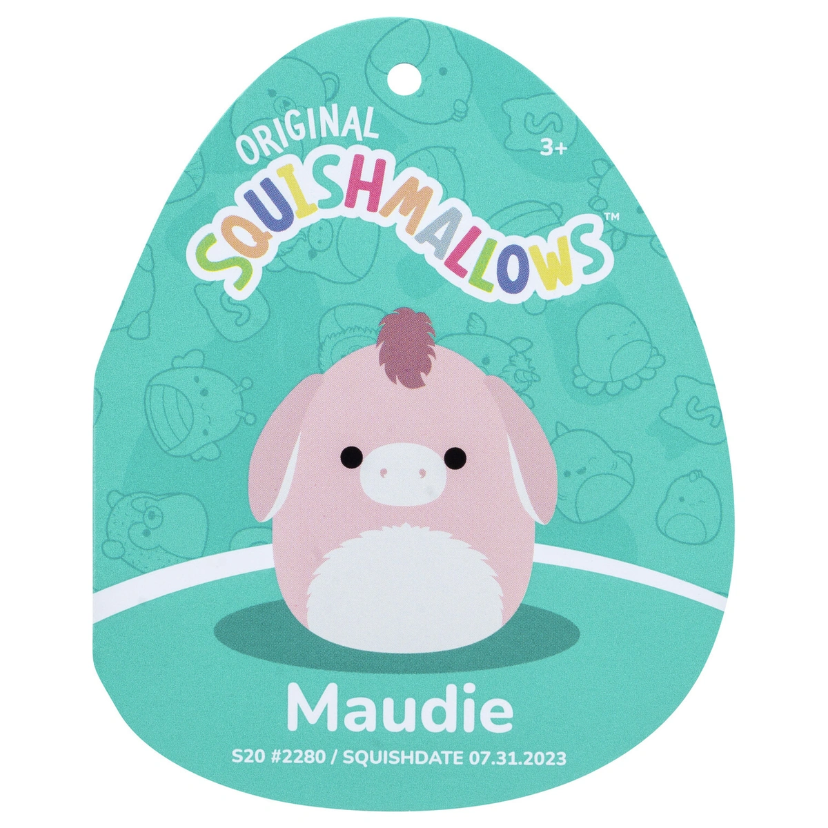 Original Squishmallows 20-inch - Maudie the Pink Donkey
