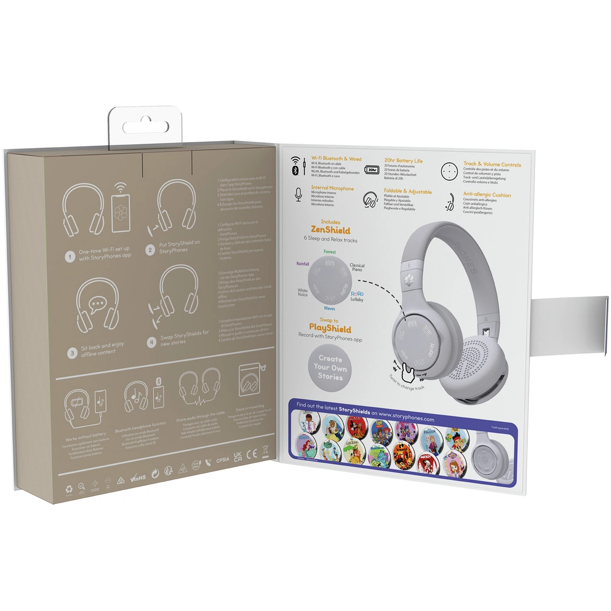 StoryPhones Smart Storyteller Grey