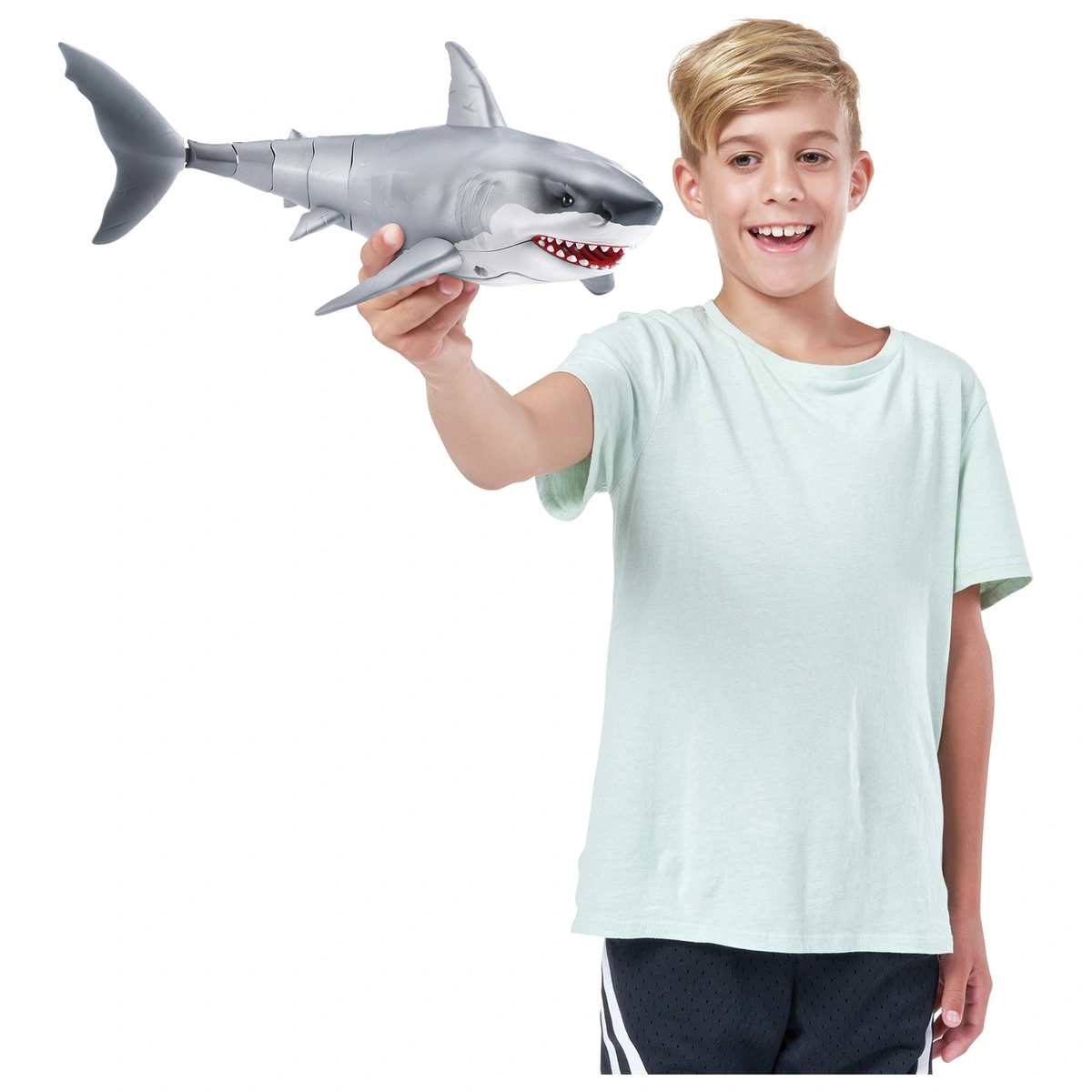 Robo Alive White Shark Attack Toy