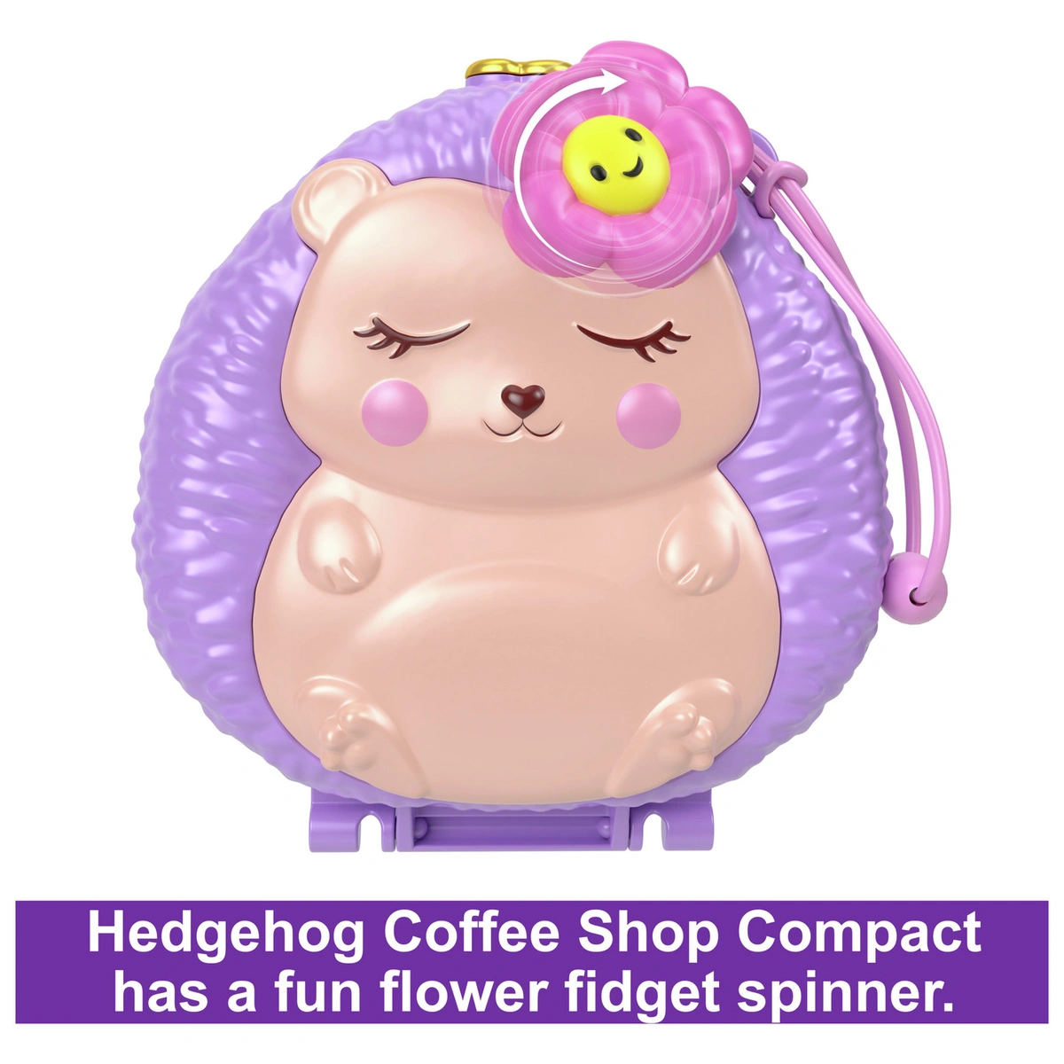 Polly Pocket Hedgehog Coffee Shop Compact Playset
