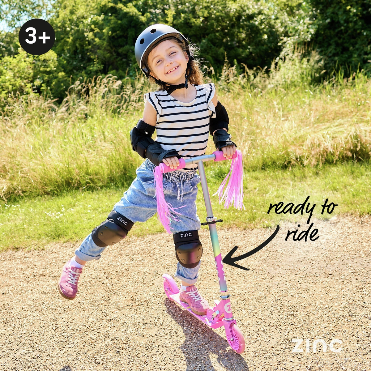 Zinc Explorer Unicorn Foldable 2 Wheel Scooter