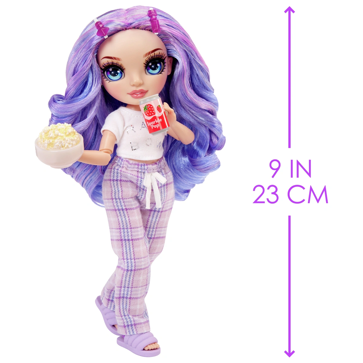 Rainbow High Junior Violet High PJ Party Doll - 22cm