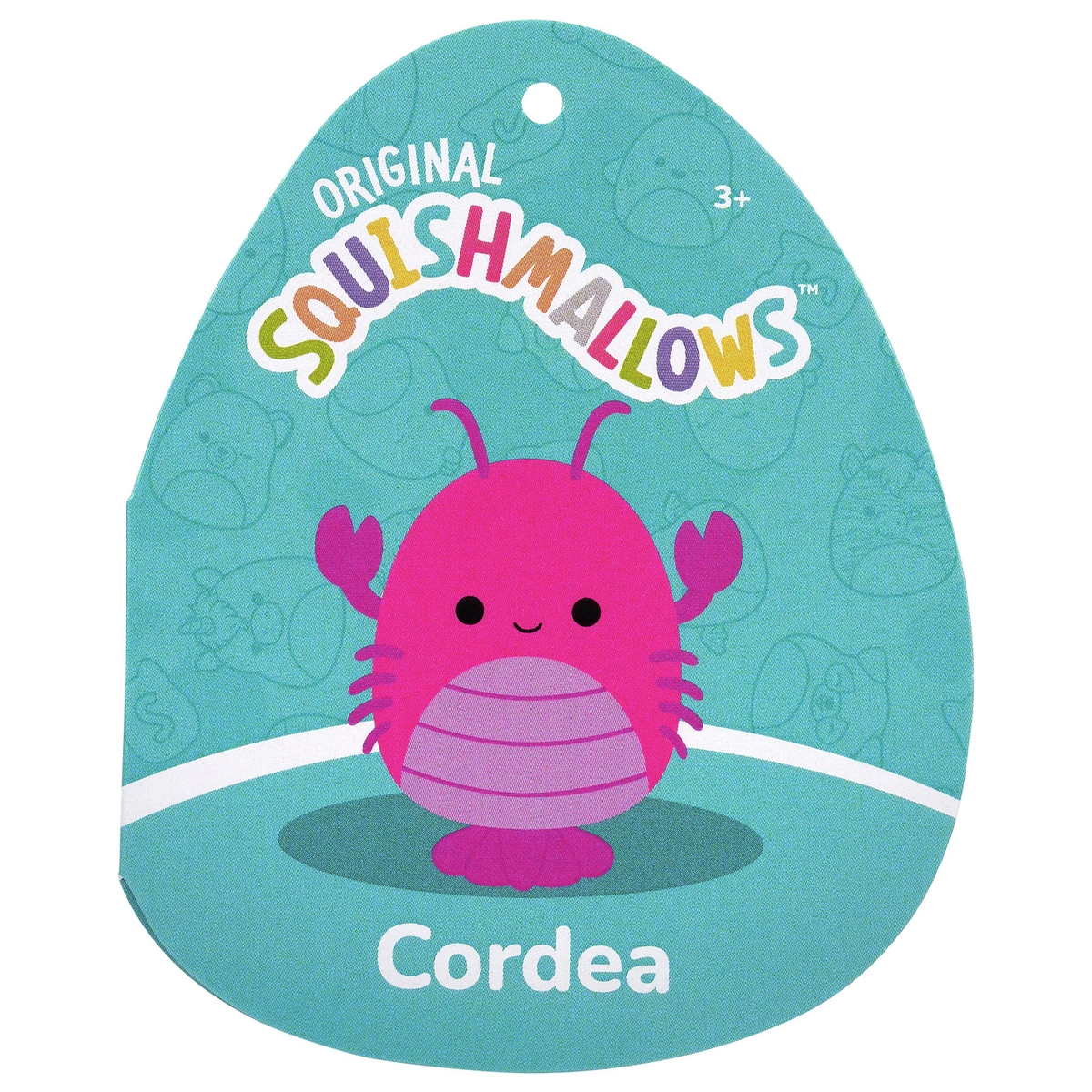Original Squishmallows 7.5-inch - Cordea the Pink Lobster