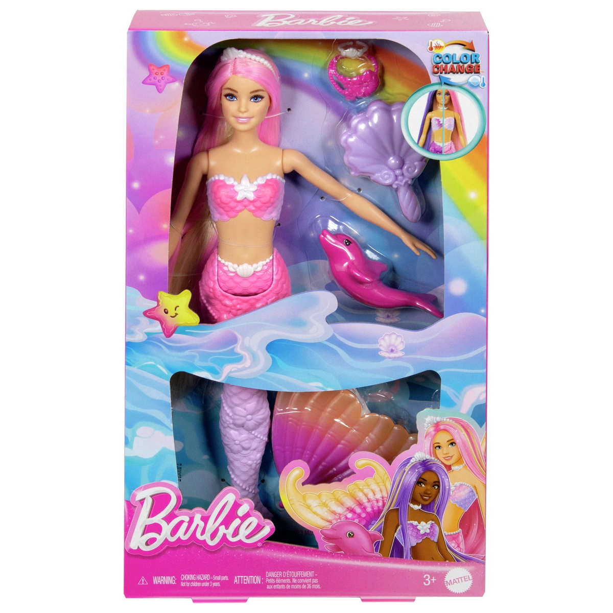 Barbie Malibu Colour Change Mermaid Doll and Accessories