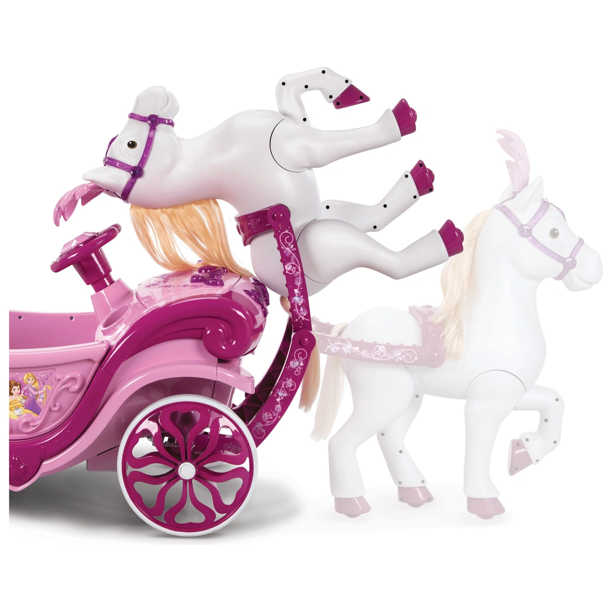 Disney Princess Horse and Carriage Ride-On - 6V