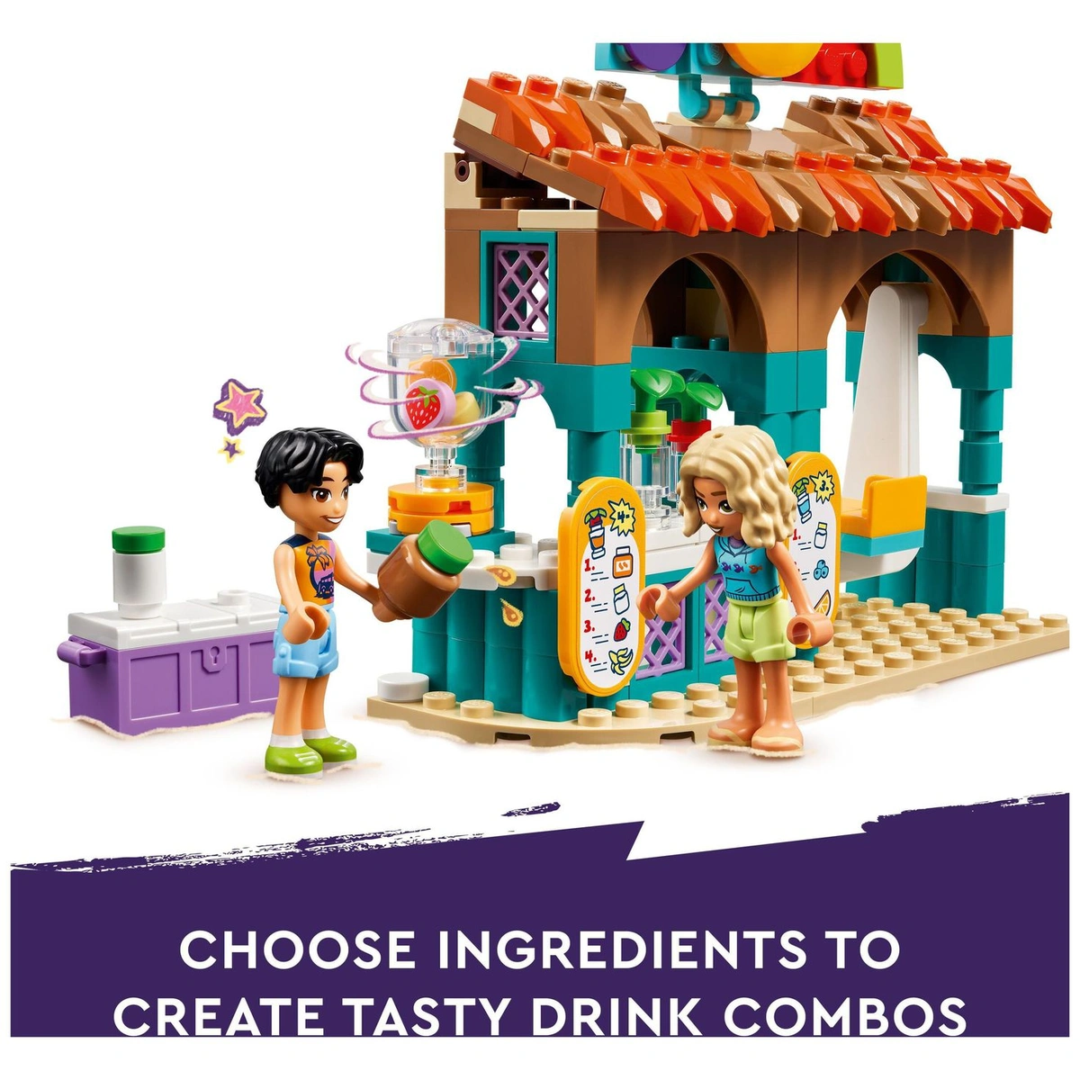 LEGO Friends Beach Smoothie Stand Play Food Toy Set 42625