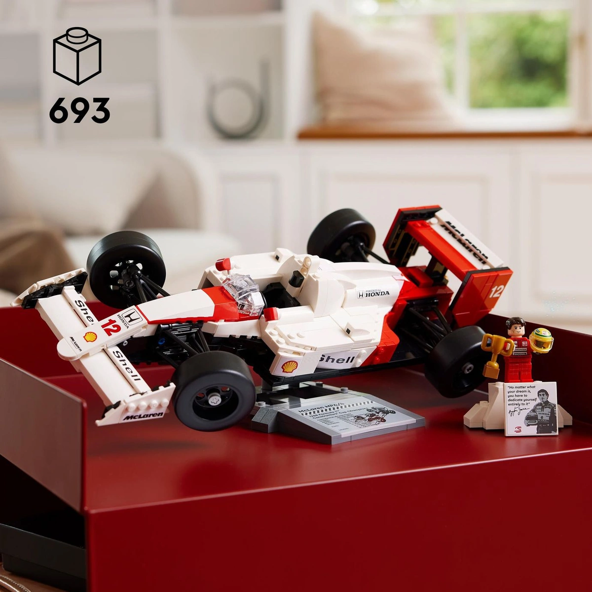 LEGO Icons McLaren MP4/4 & Ayrton Senna Set for Adults 10330
