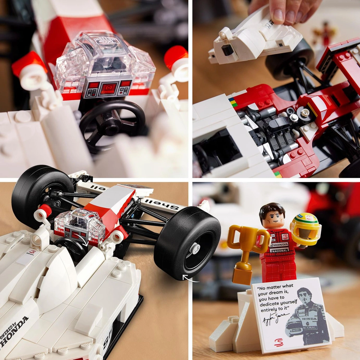 LEGO Icons McLaren MP4/4 & Ayrton Senna Set for Adults 10330