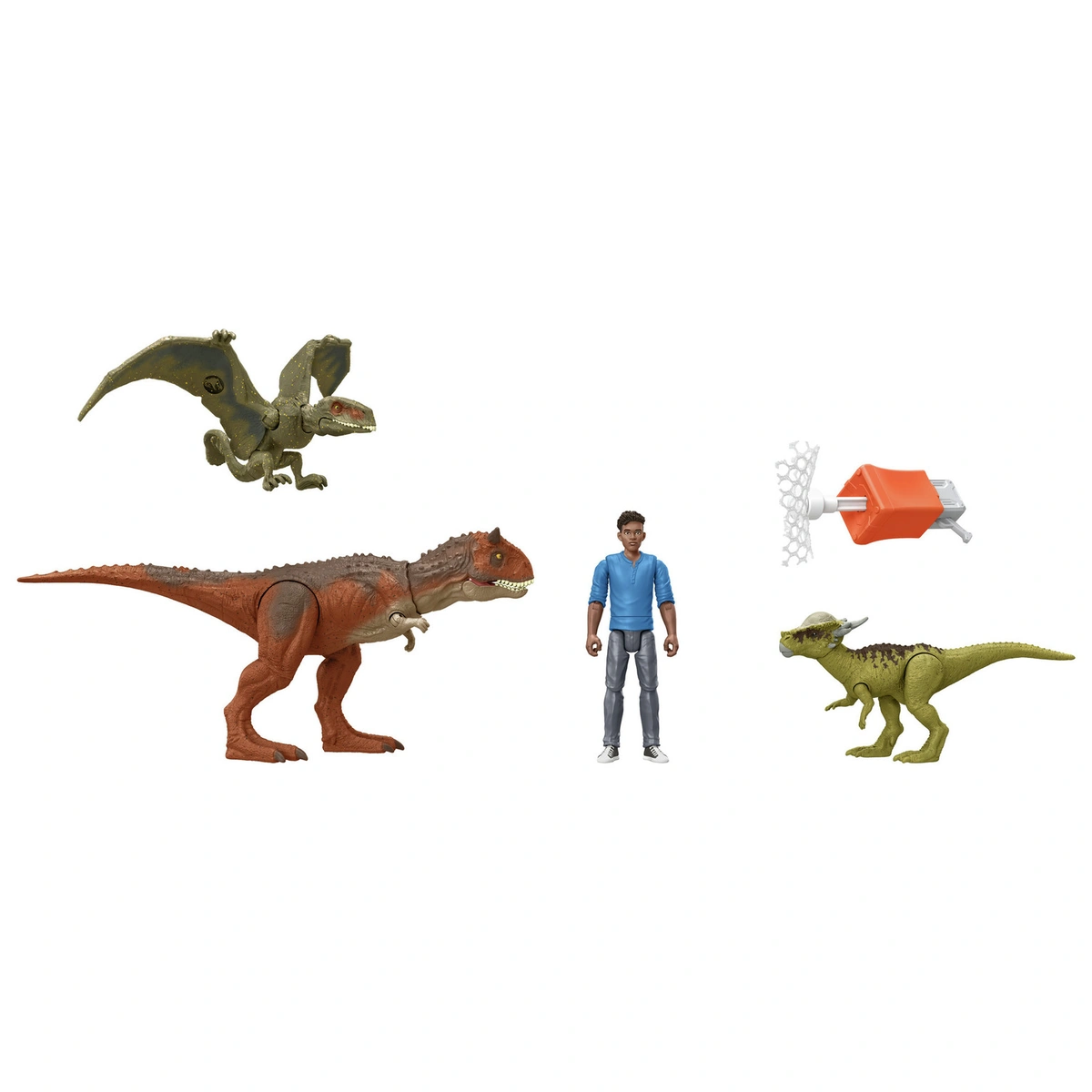 Jurassic World: Chaos Theory Darius Figure & Dinosaurs Pack