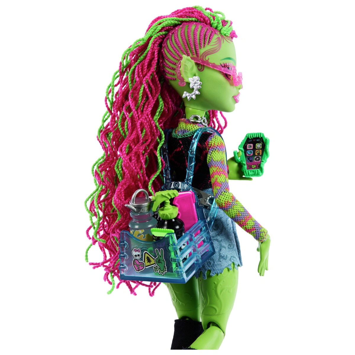 Monster High Venus McFlytrap Doll with Pet Cat & Accessories