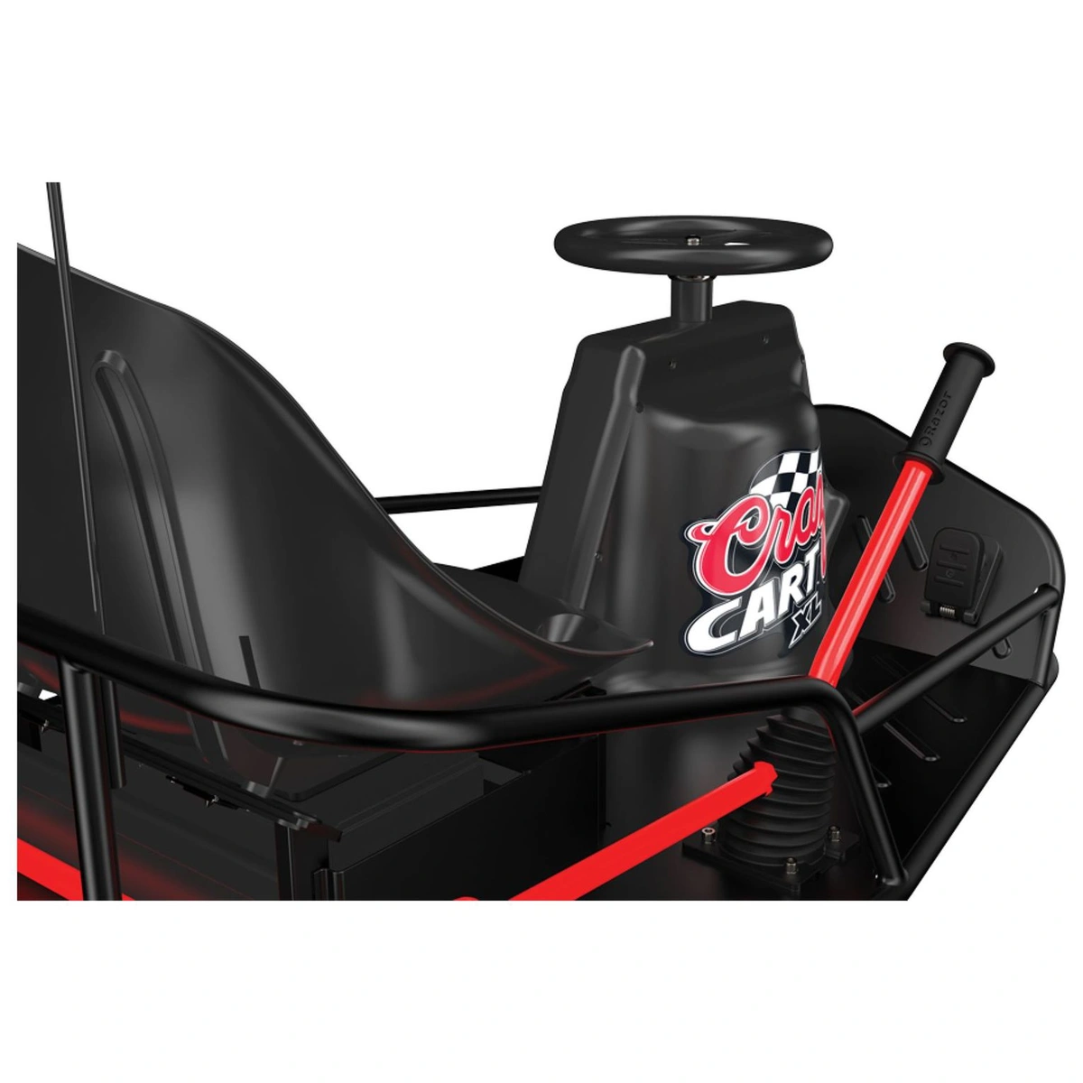 Razor Crazy Cart XL Electric Go Kart For Adults - Black