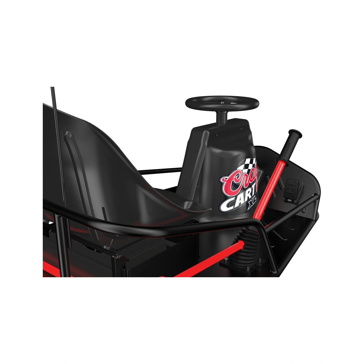 Razor Crazy Cart XL Electric Go Kart For Adults - Black