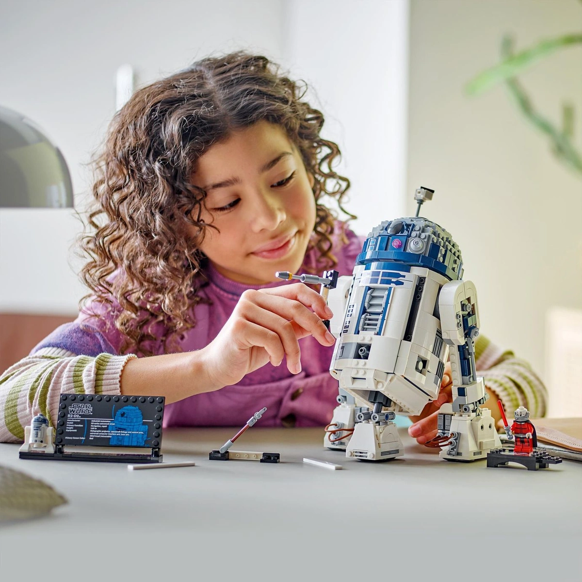 LEGO Star Wars R2-D2 Model, Buildable Toy Droid Figure 75379