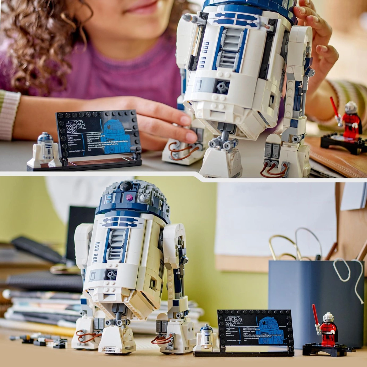 LEGO Star Wars R2-D2 Model, Buildable Toy Droid Figure 75379