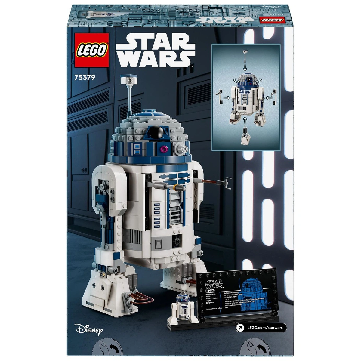 LEGO Star Wars R2-D2 Model, Buildable Toy Droid Figure 75379