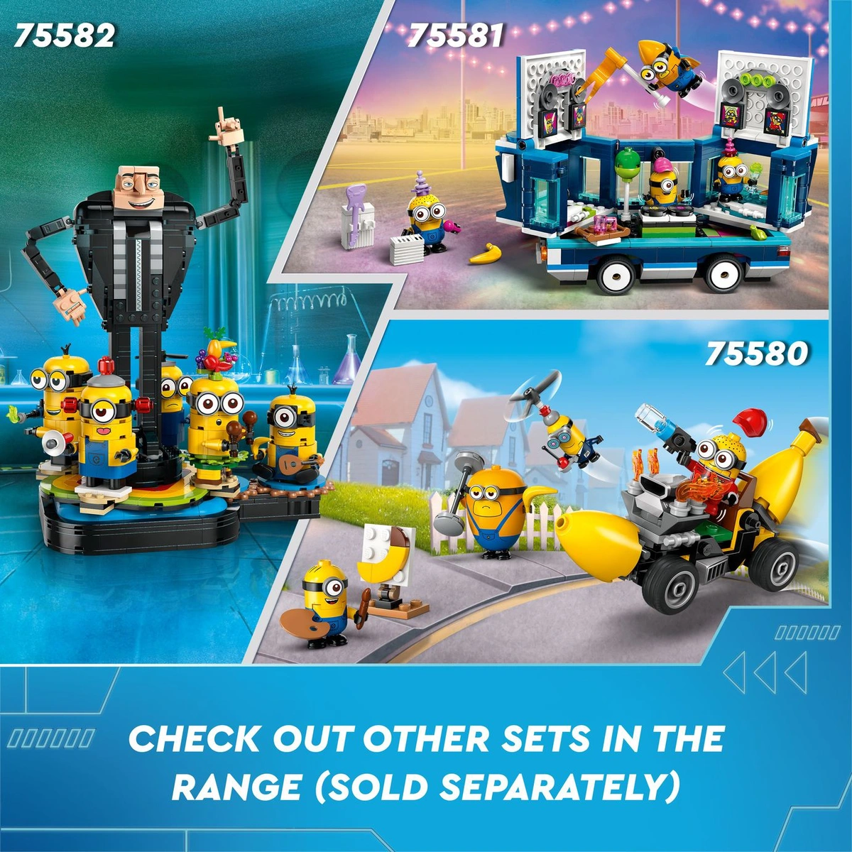 LEGO Despicable Me Minions and Gru's Family Mansion 75583