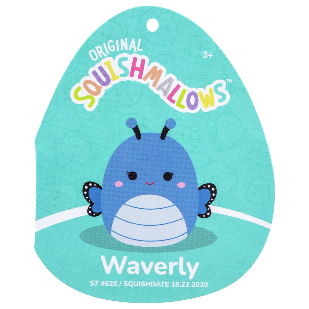 Original Squishmallows 7.5-inch - Waverly the Blue Butterfly