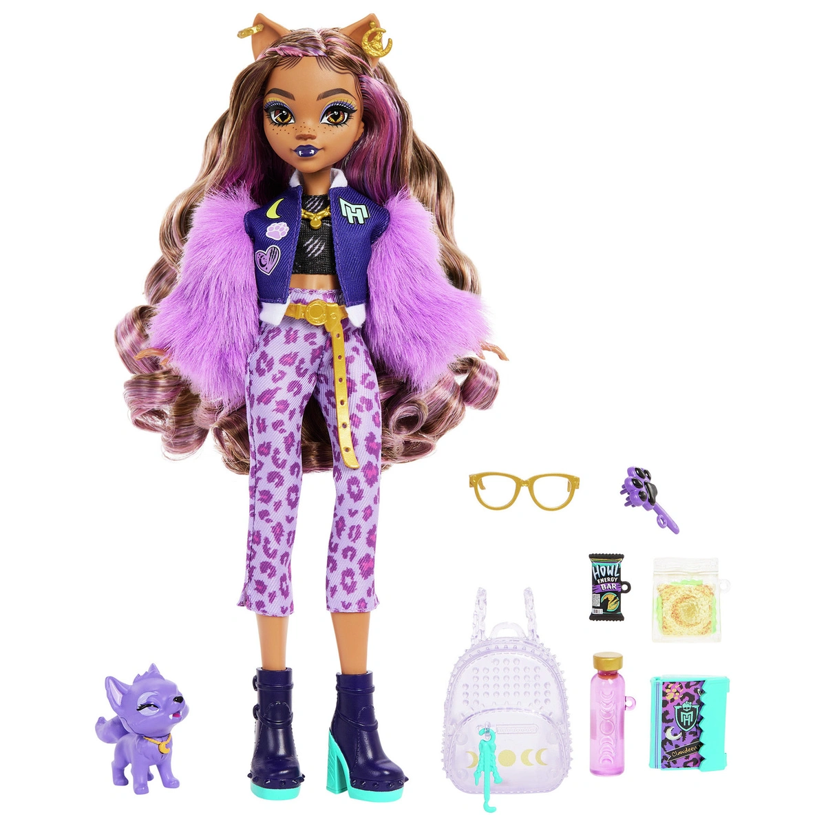 Monster High Clawdeen Wolf Fashion Doll & Accessories