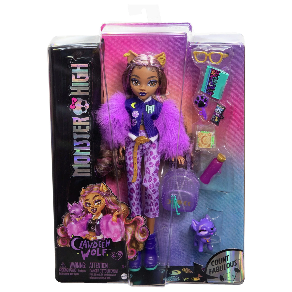 Monster High Clawdeen Wolf Fashion Doll & Accessories