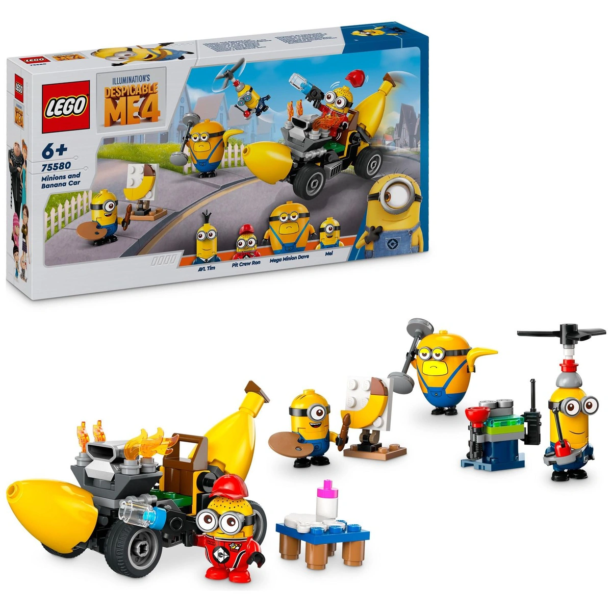 LEGO Despicable Me Minions and Banana Car Toy for Kids 75580