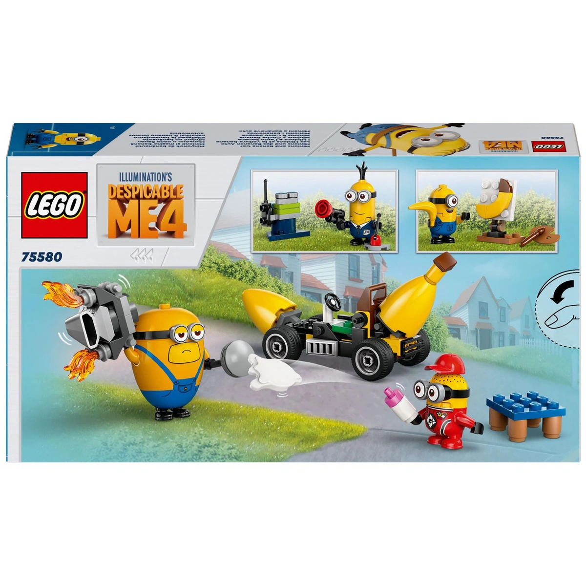 LEGO Despicable Me Minions and Banana Car Toy for Kids 75580