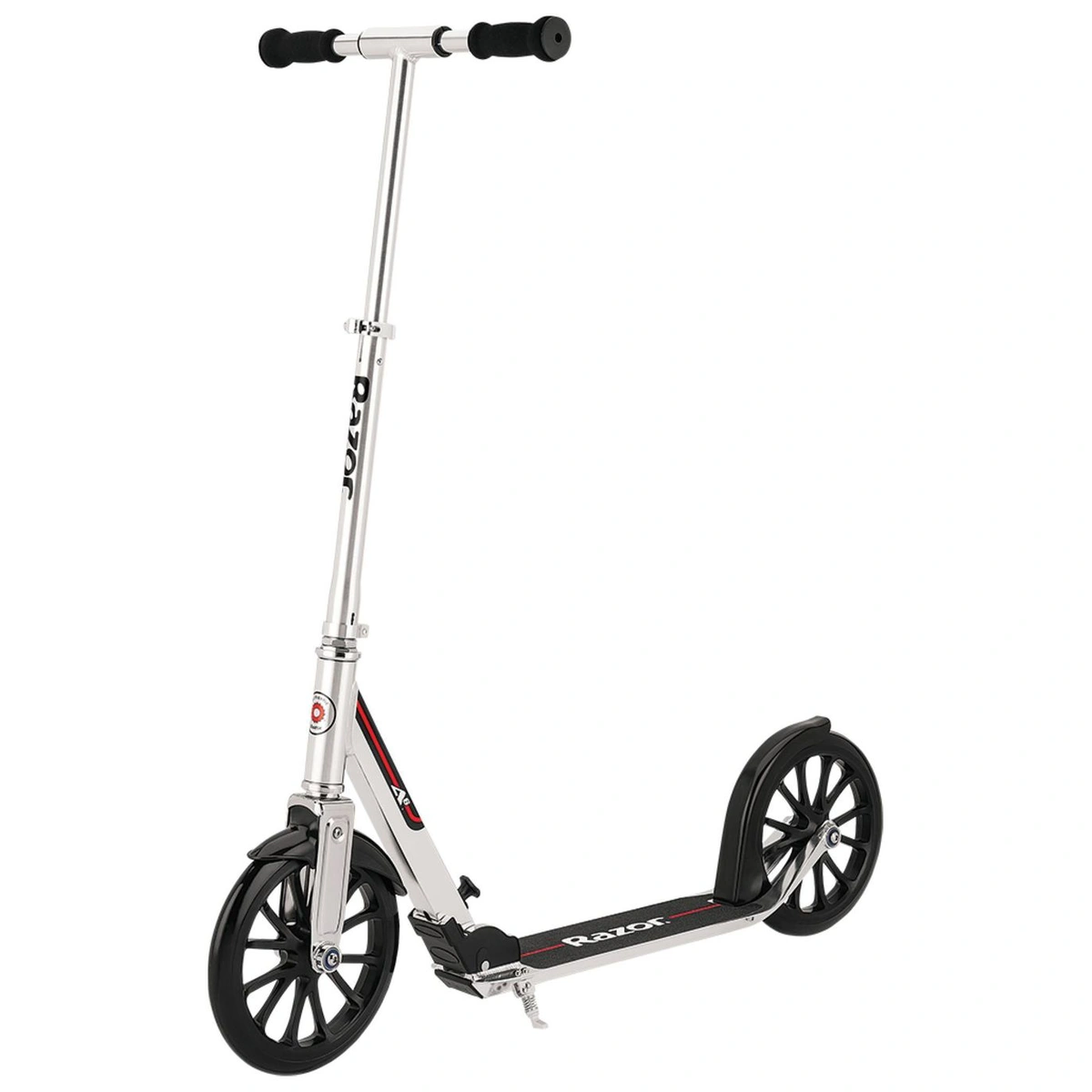 Razor A6 Foldable 2 Wheel Scooter for Kids & Adults - Silver