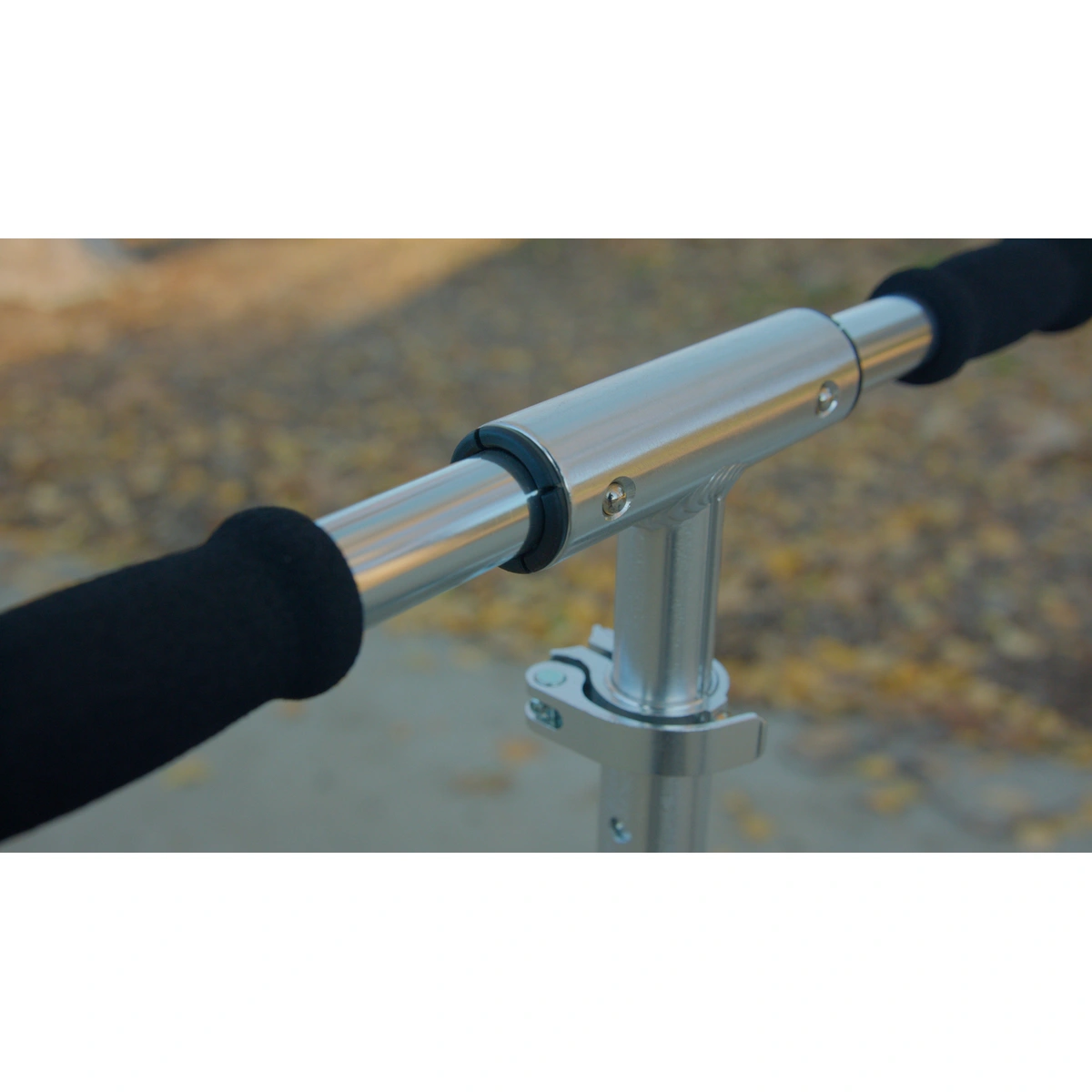 Razor A6 Foldable 2 Wheel Scooter for Kids & Adults - Silver