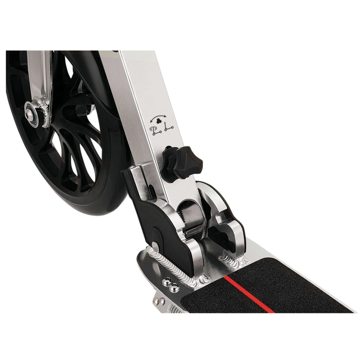 Razor A6 Foldable 2 Wheel Scooter for Kids & Adults - Silver