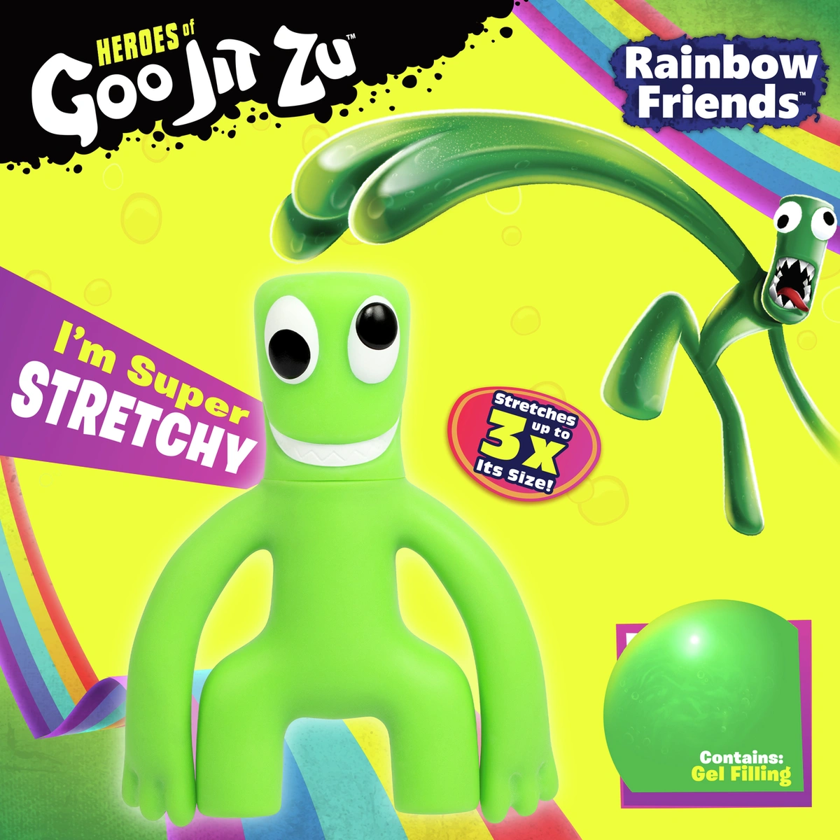 Heroes of Goo Jit Zu Rainbow Friends-Green