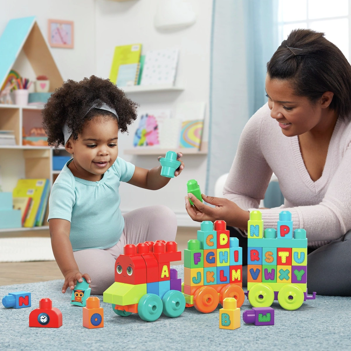 Mega Bloks ABC Learning Train