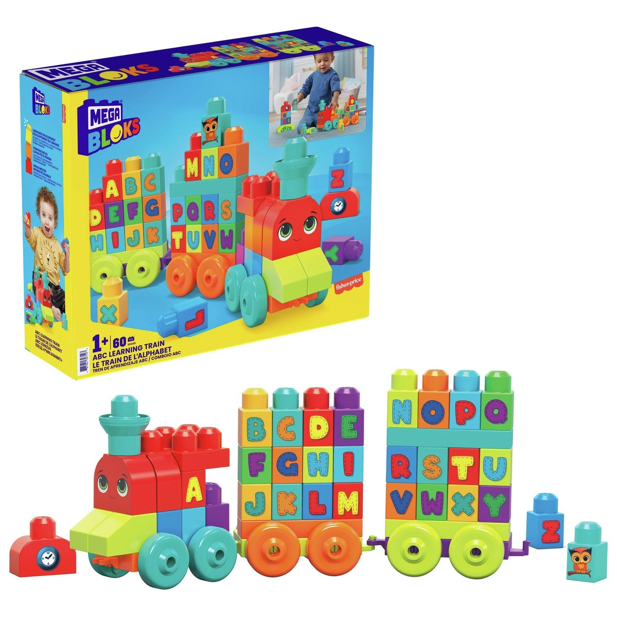 Mega Bloks ABC Learning Train