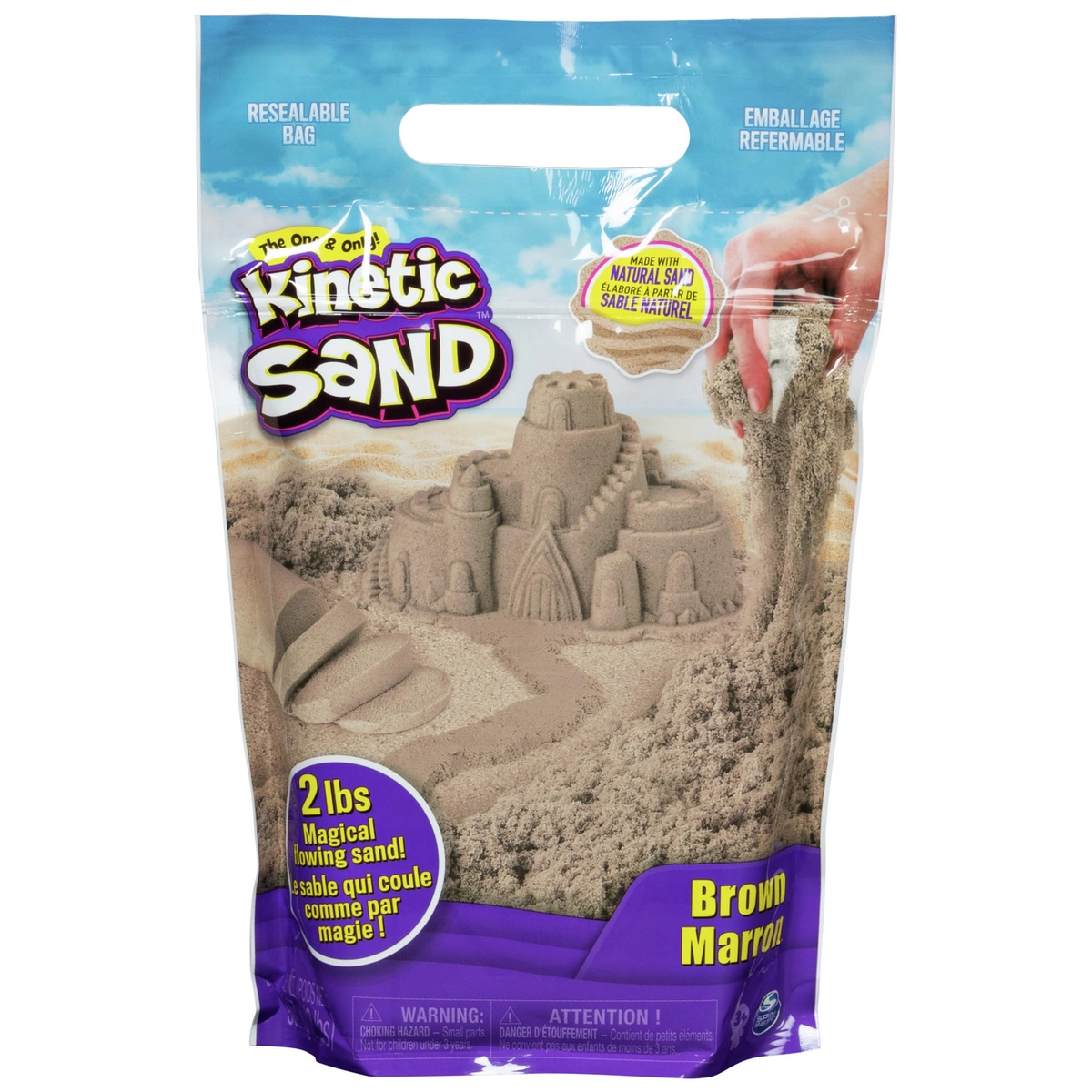 Kinetic Sand Brown 907g Bag