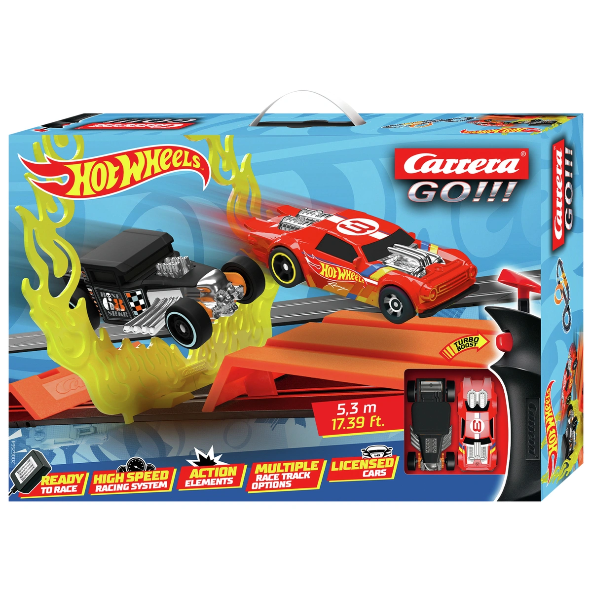 Carrera GO!!! Hot Wheels 5.3M Slot Racing Set