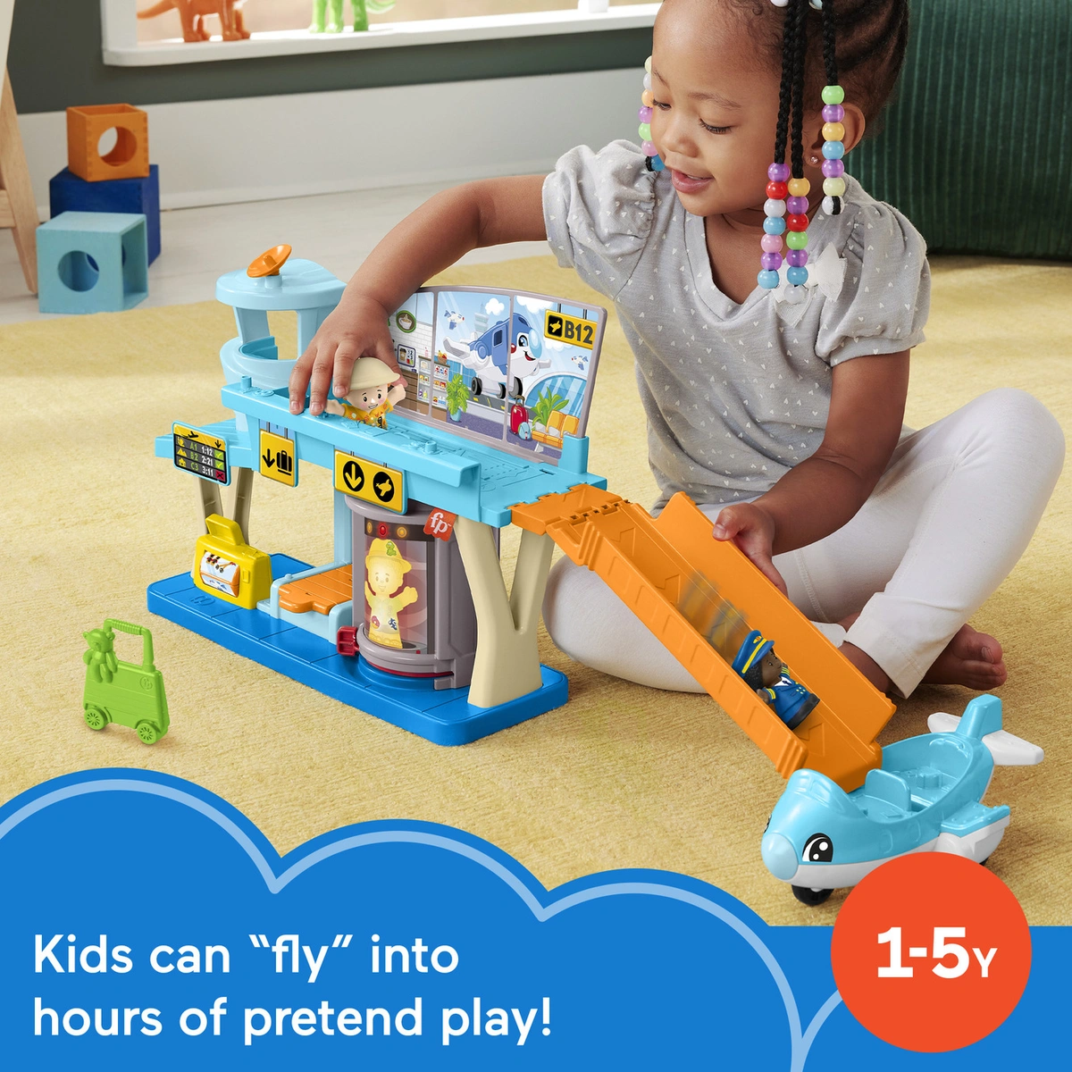 Little People Everyday Adventures Airport Playset