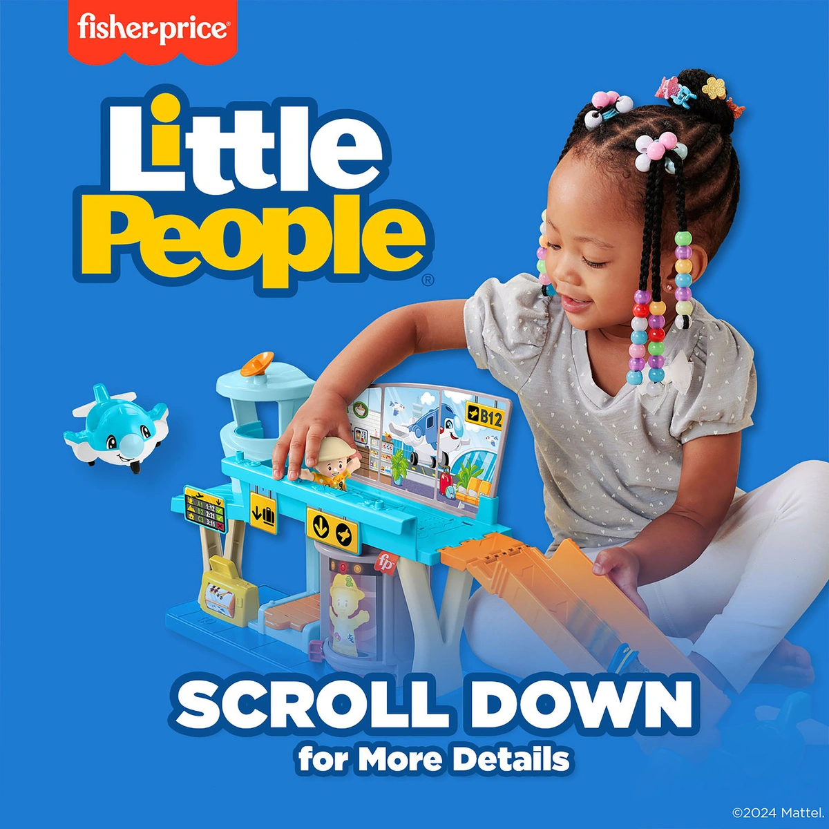 Little People Everyday Adventures Airport Playset