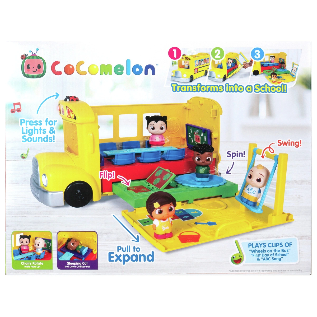 CoComelon Transforming School Time Bus