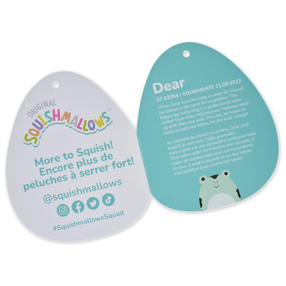Original Squishmallows 7.5-Inch – Dear the Poison Dart Frog