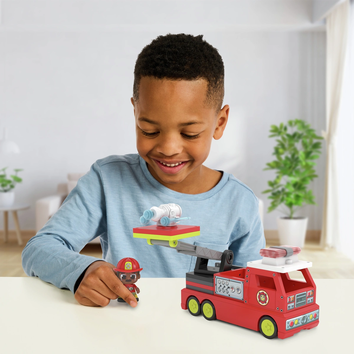 Tile Town Fire Truck Set