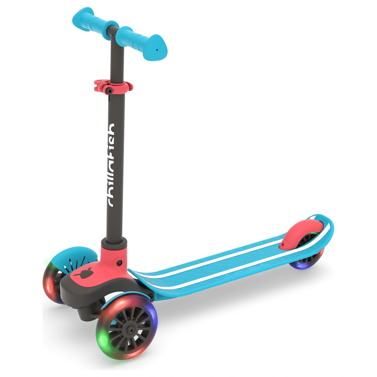 Chillafish Scotti Glow Foldable 3 Wheel Scooter - Blue