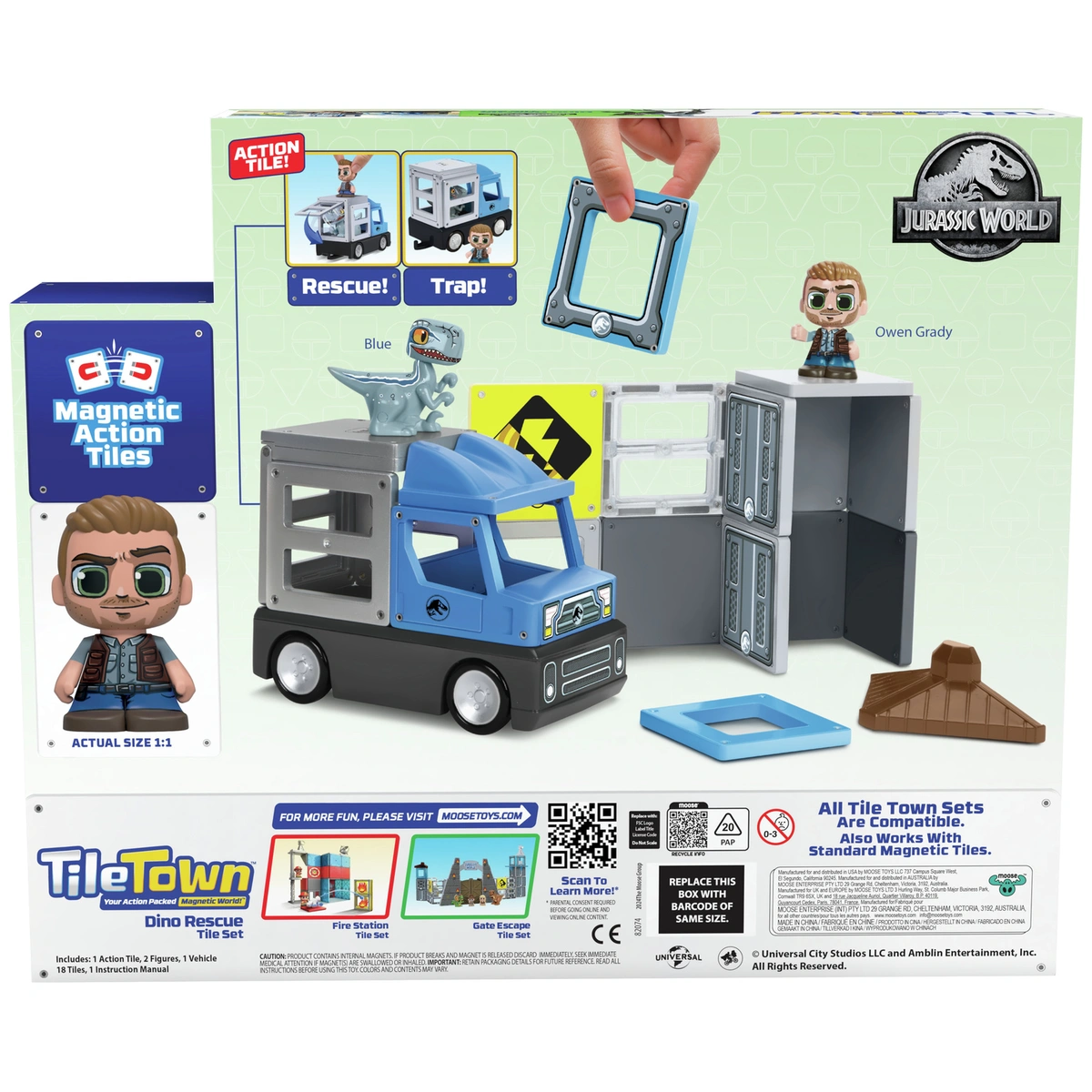 Tile Town Jurassic World Dino Scape Set